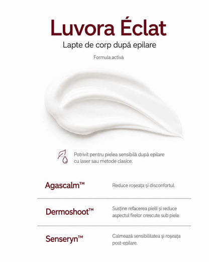 Lapte de corp după epilare - LUVORA ÉCLAT